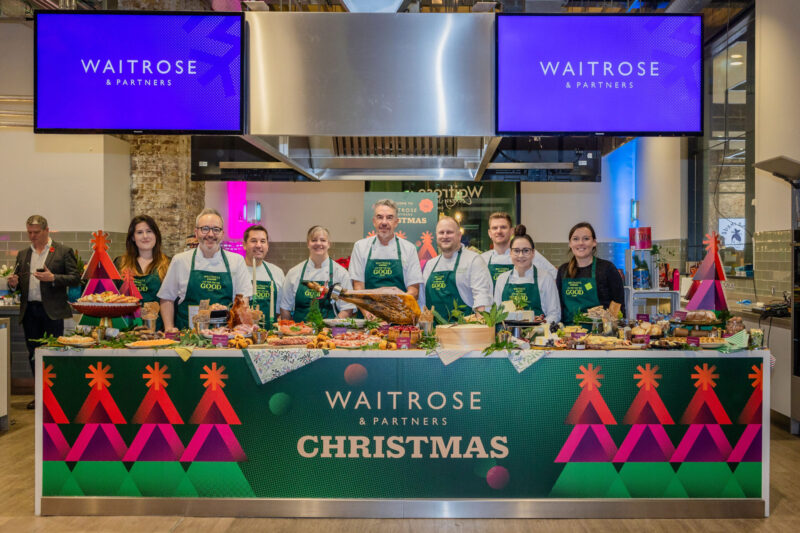 Waitrose Christmas Press Launch Activation