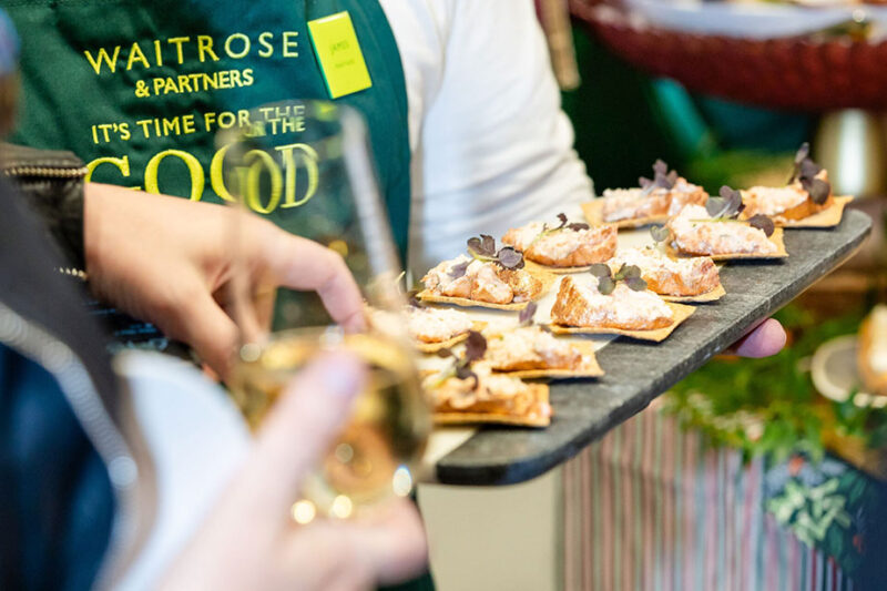 Waitrose Christmas Press Launch Canapes